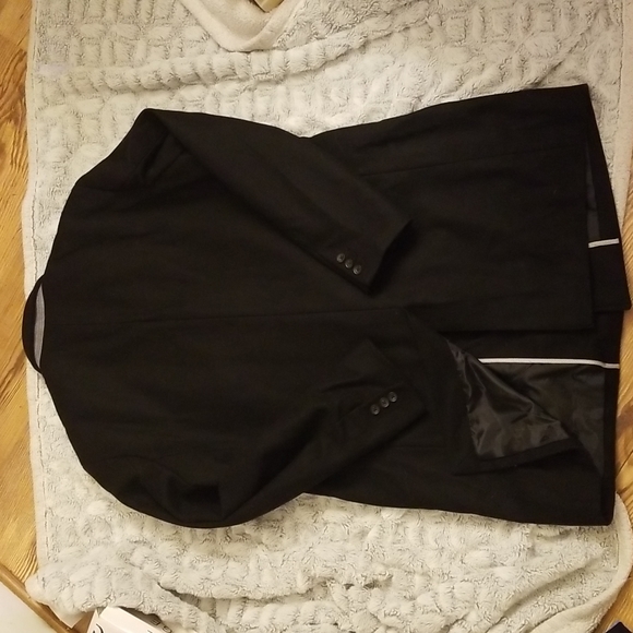 Black Men's Banana Republic wool peacoat - Picture 3 of 7